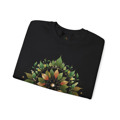 Black | Eclipse Garden Sweatshirt, folded view