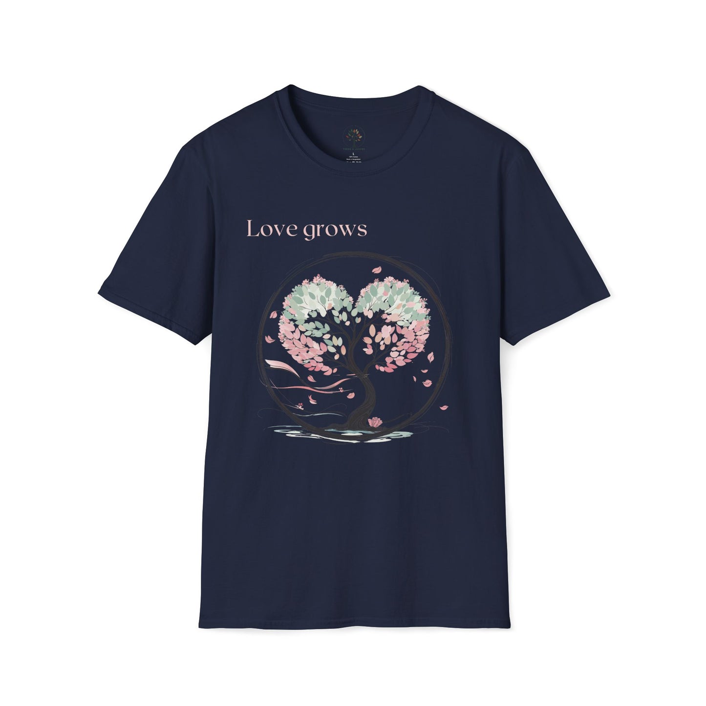 Navy | Love grows, front view