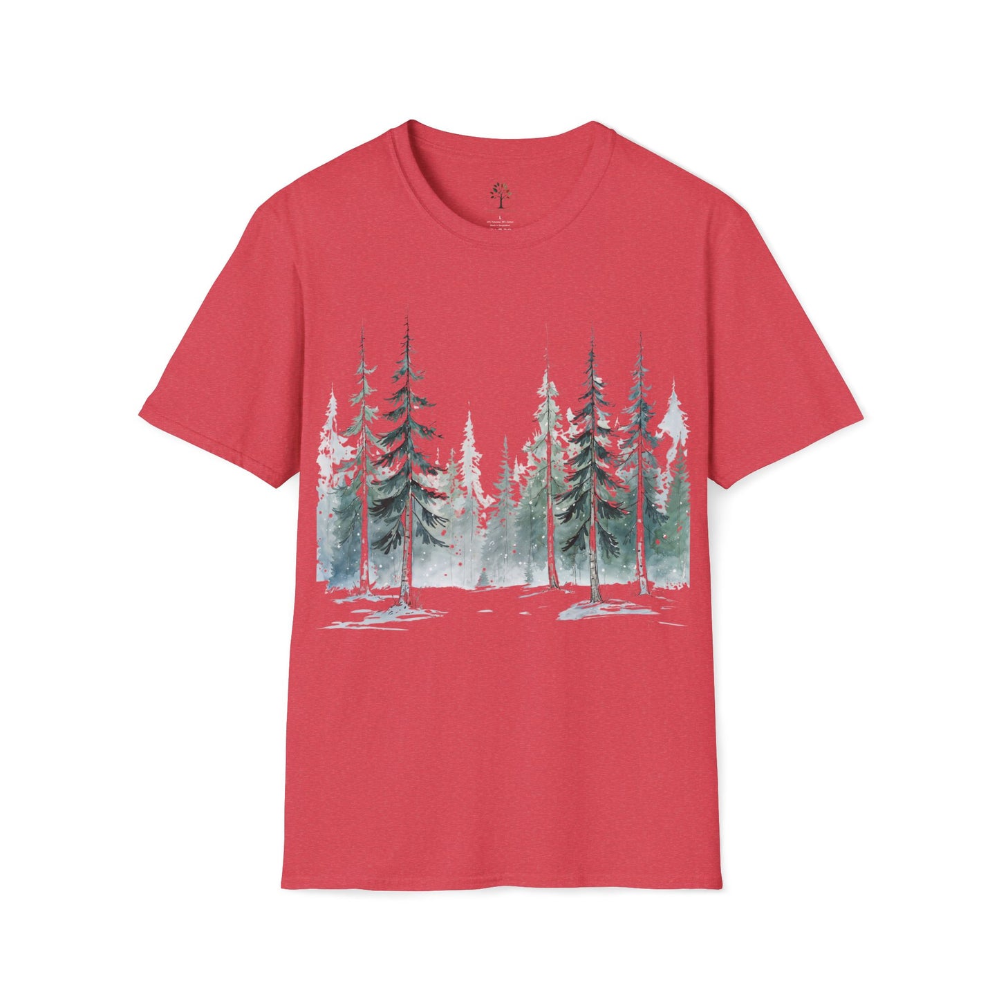 Heather Red | Snowfall Forest, front view