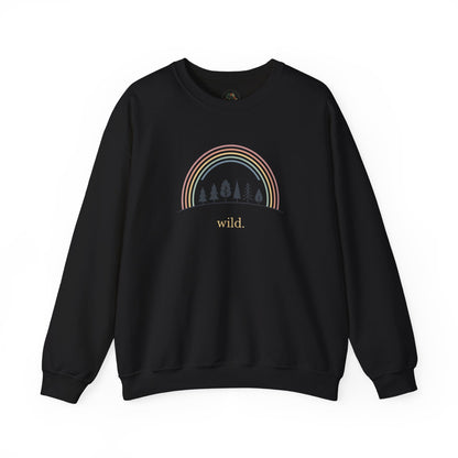 Black | Wild Sweatshirt, front view
