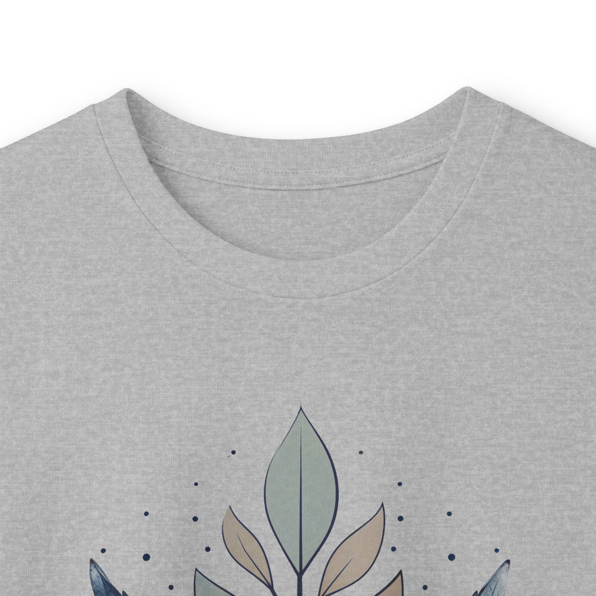 Sport Grey | Flourish Long Sleeve Tee, folded view