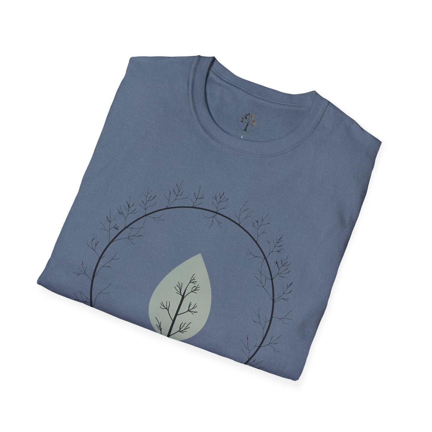 Heather Indigo | Leaf of Life, folded view