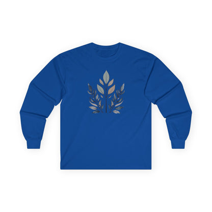 Royal | Flourish Long Sleeve Tee, front view