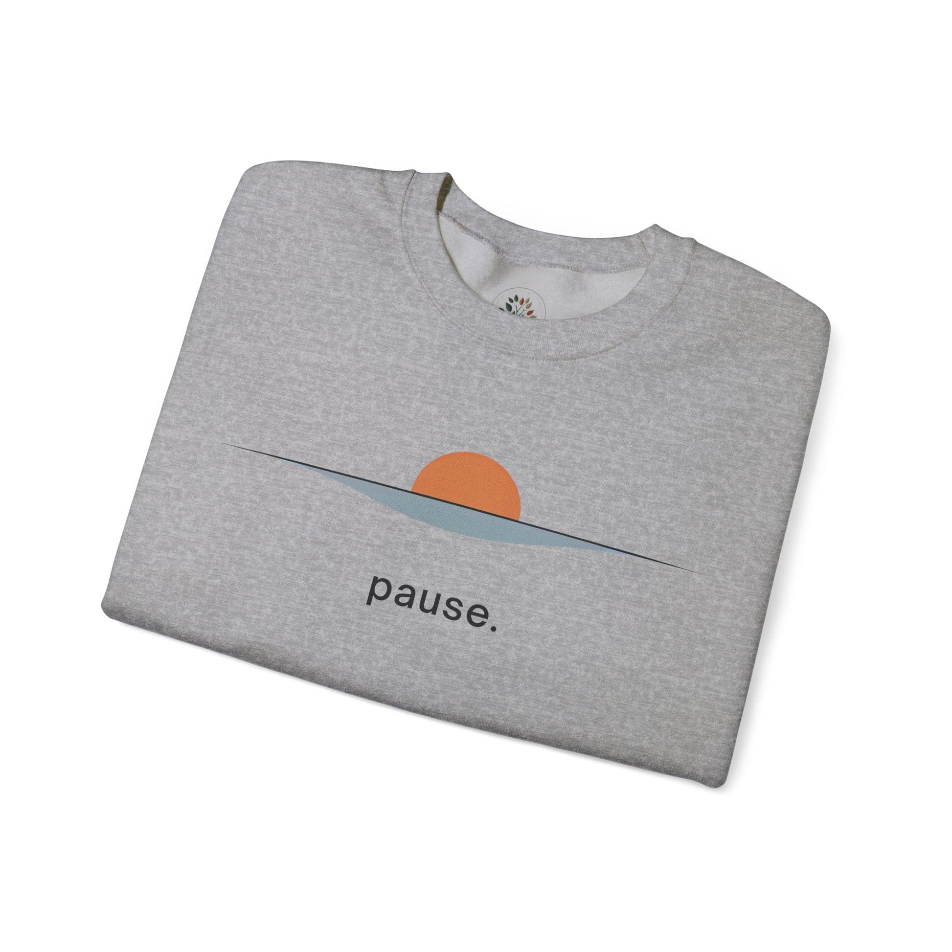 Sport Grey | Pause Sweatshirt, folded view