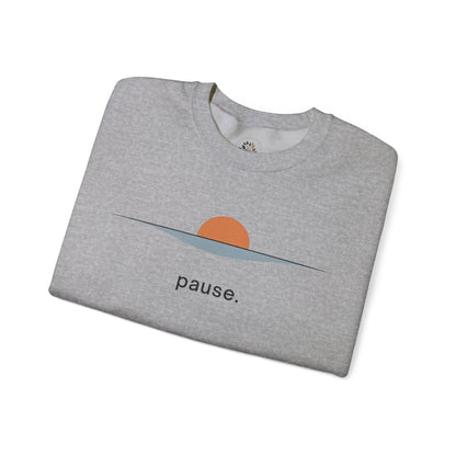 Sport Grey | Pause Sweatshirt, folded view