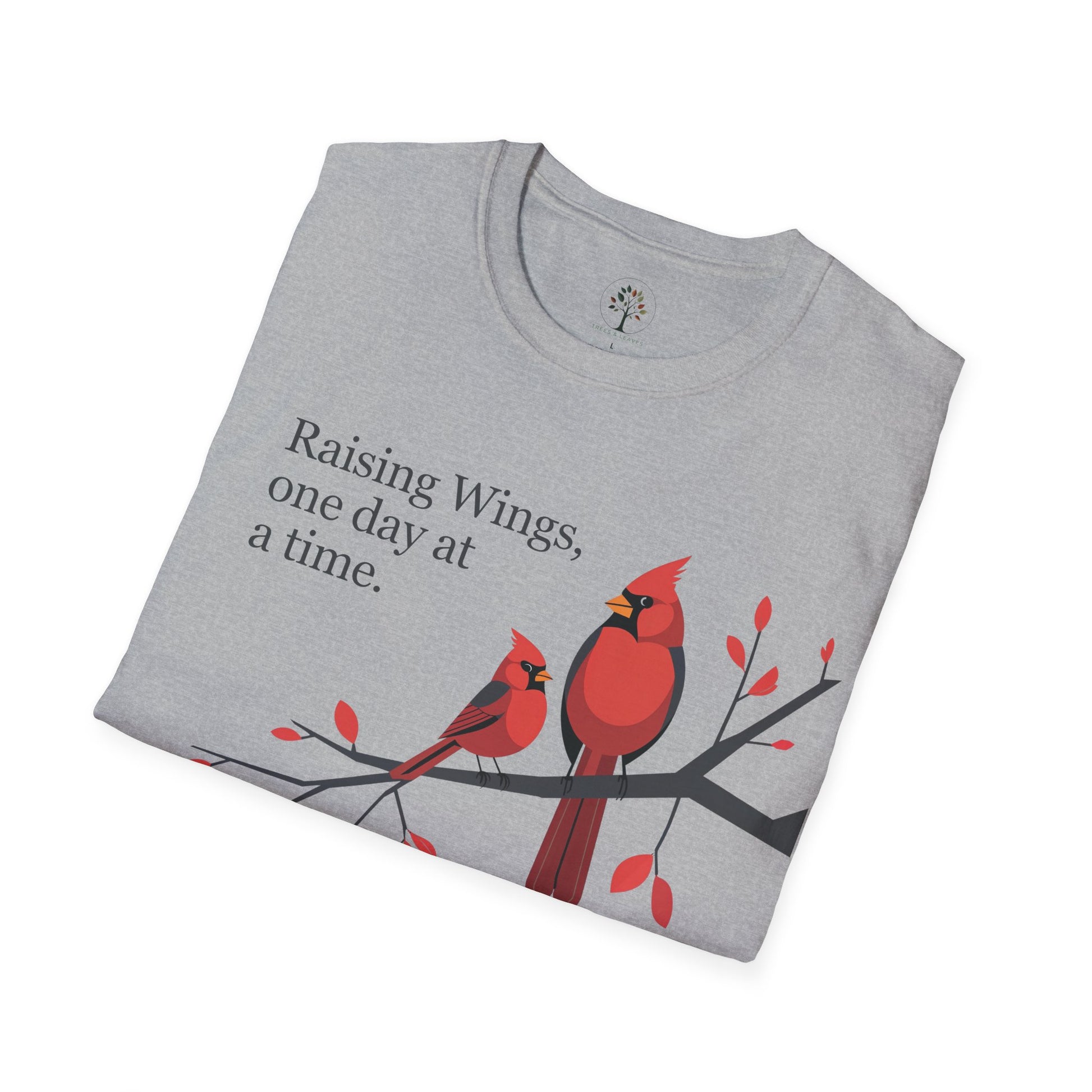 Sport Grey | Raising Wings, One day at a time, folded view