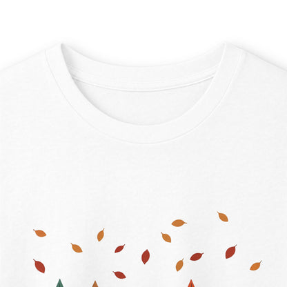 White | Horizon Fall Long Sleeve Tee, folded view