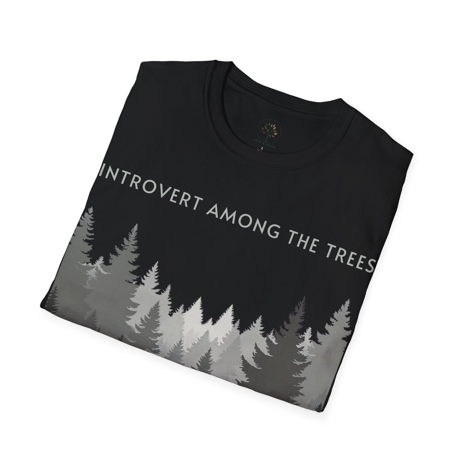 Black | Introvert Among the Trees, folded view