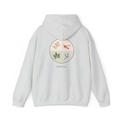 Ash | Timeless Hoodie, back design view