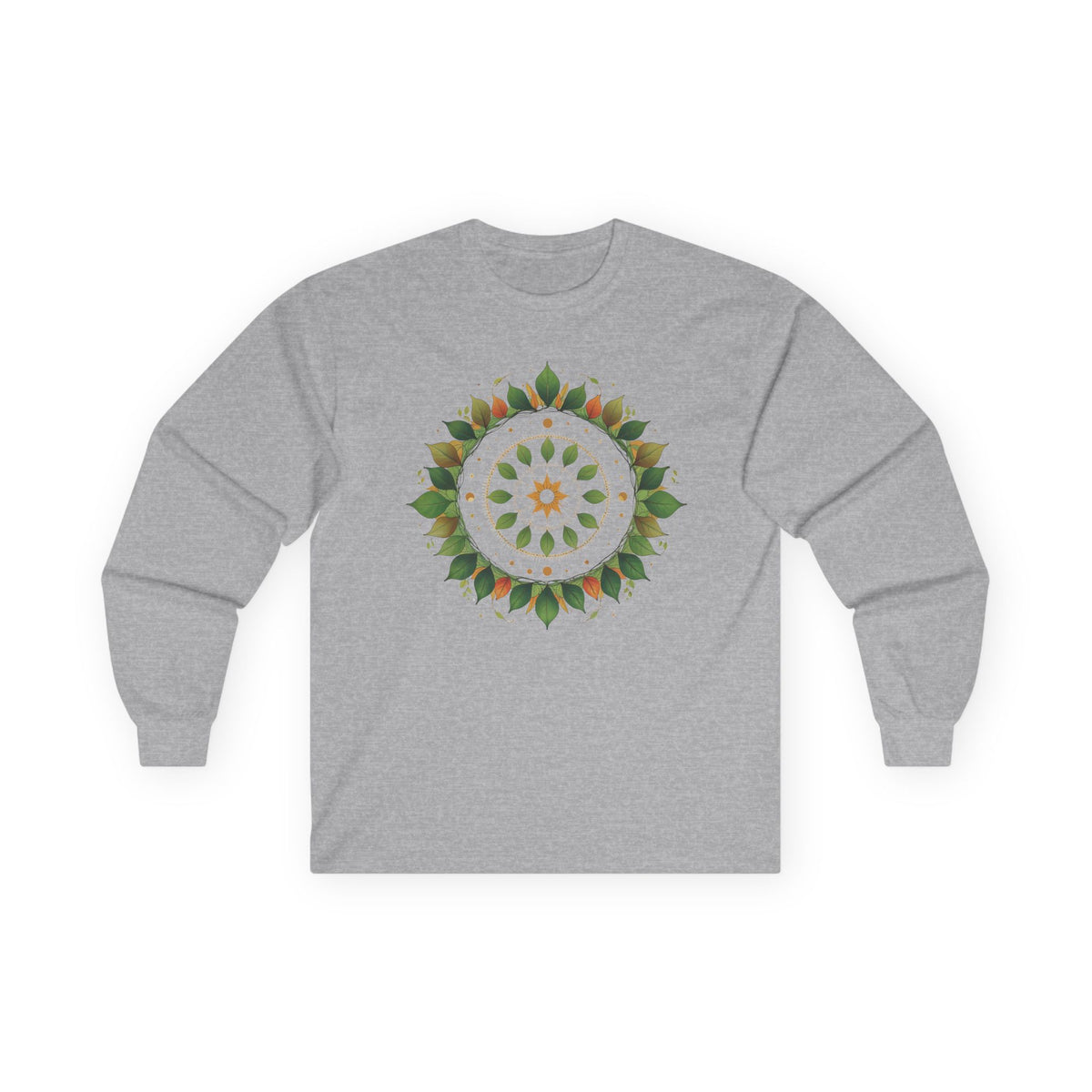 Sport Grey | Celestial Growth Long Sleeve Tee, front view