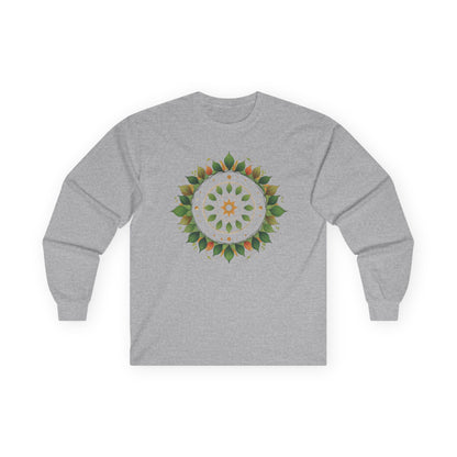 Sport Grey | Celestial Growth Long Sleeve Tee, front view