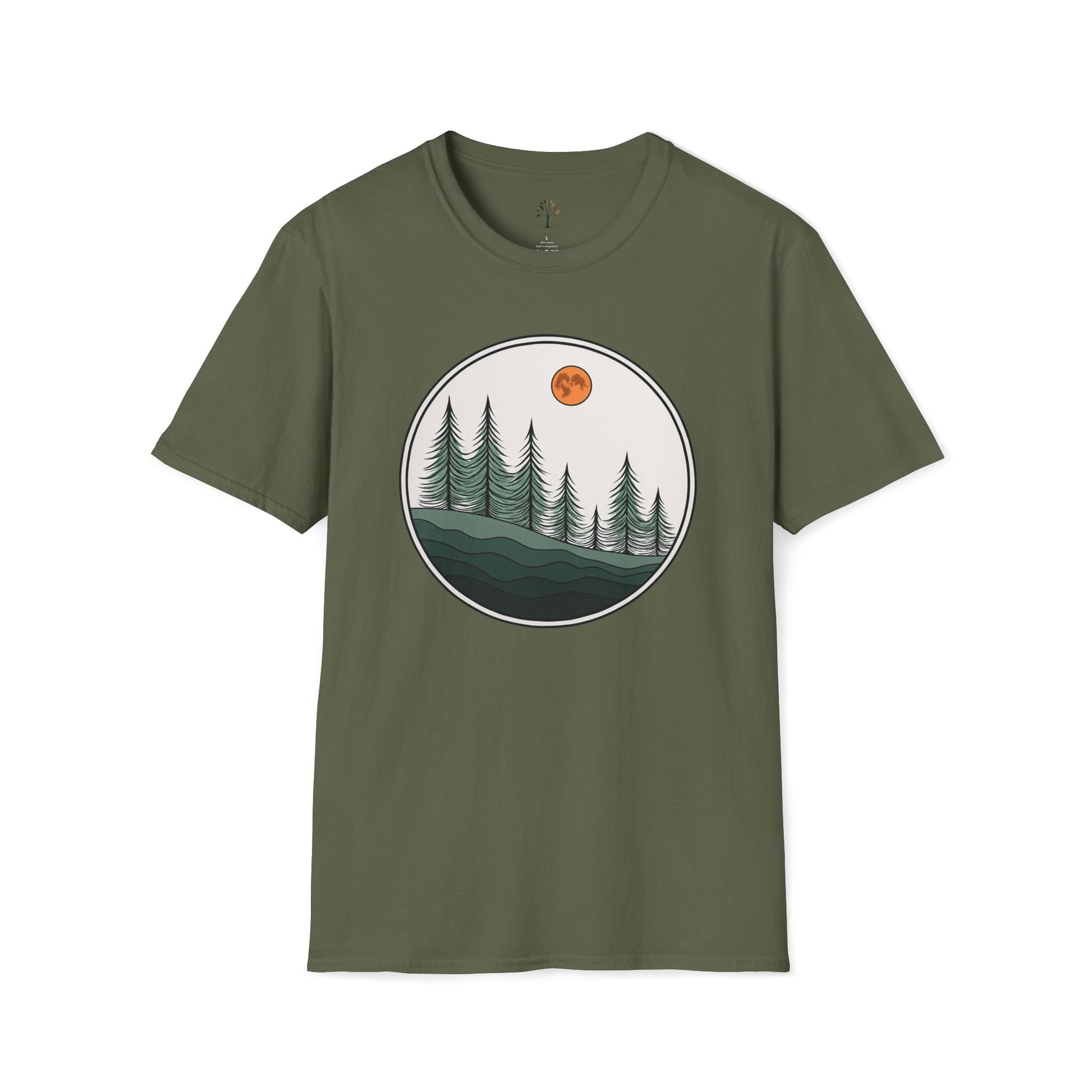 Military Green | Moonlit Pines, front view