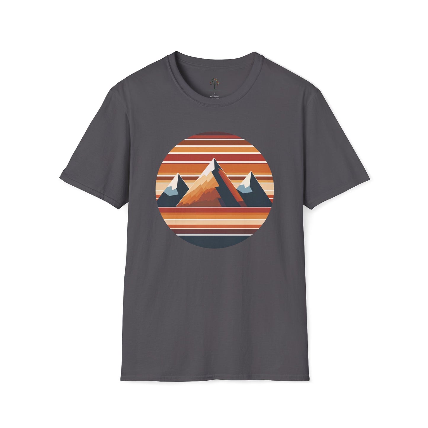 Charcoal | Harvest Peaks, front view