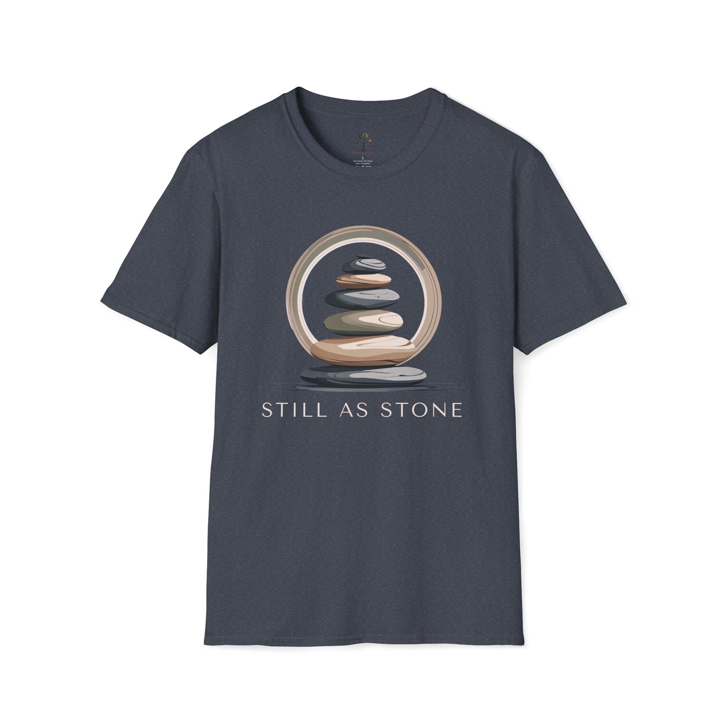 Heather Navy | Still as Stone, front view