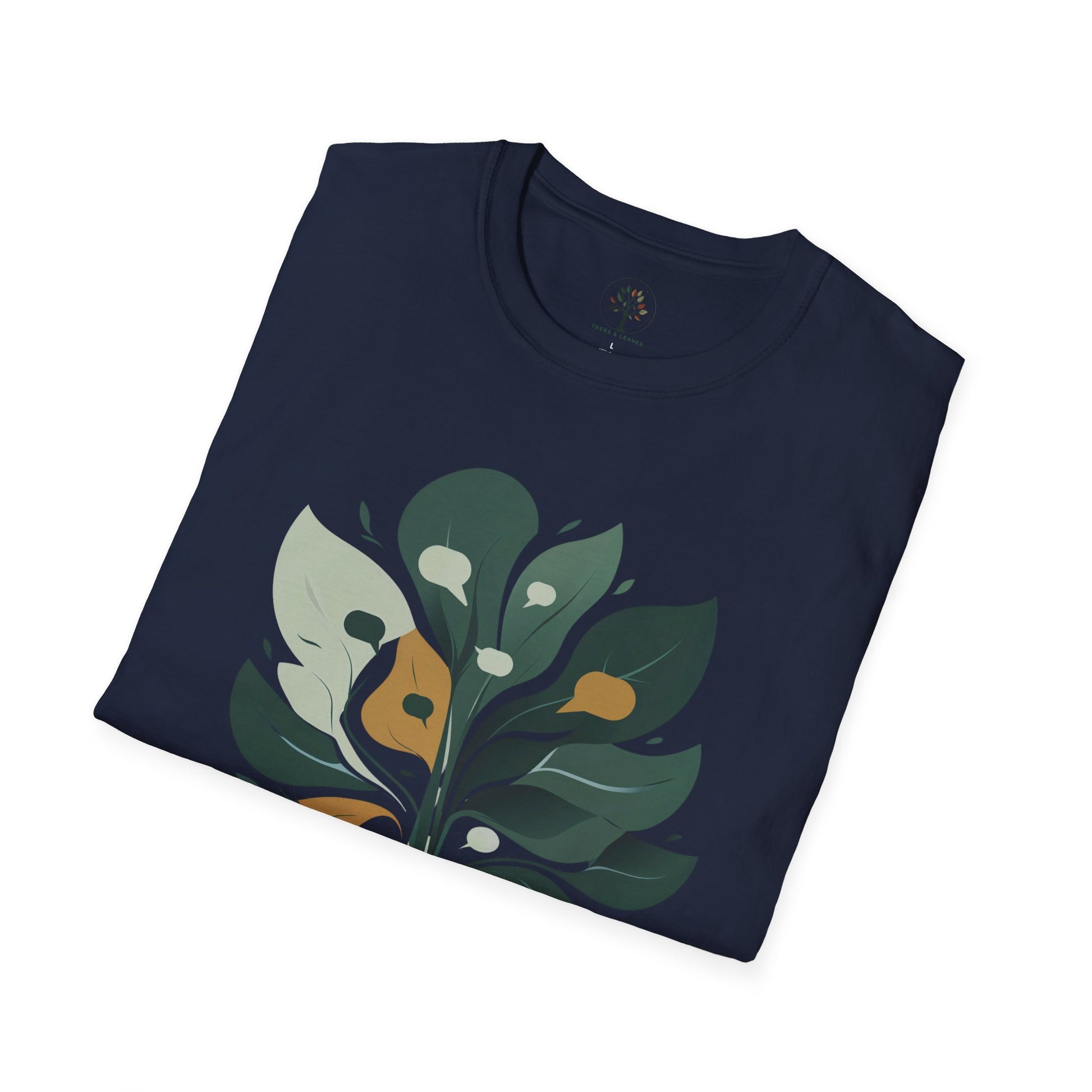 Navy | Speak Softly, Grow Strong!, folded view