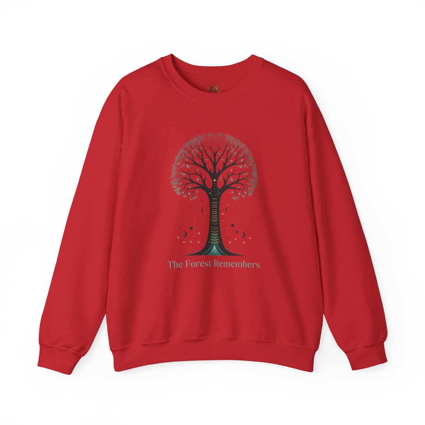 Red | The Forest Remembers Sweatshirt, front view