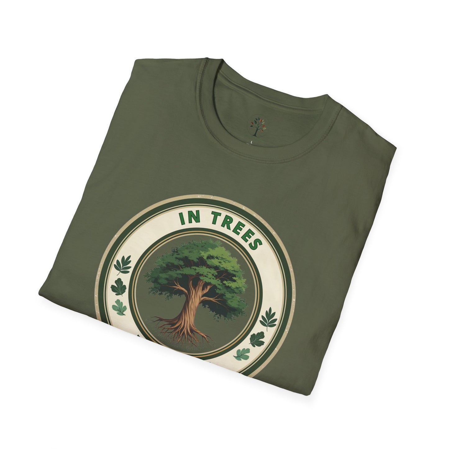 Military Green | In Trees We Trust, folded view