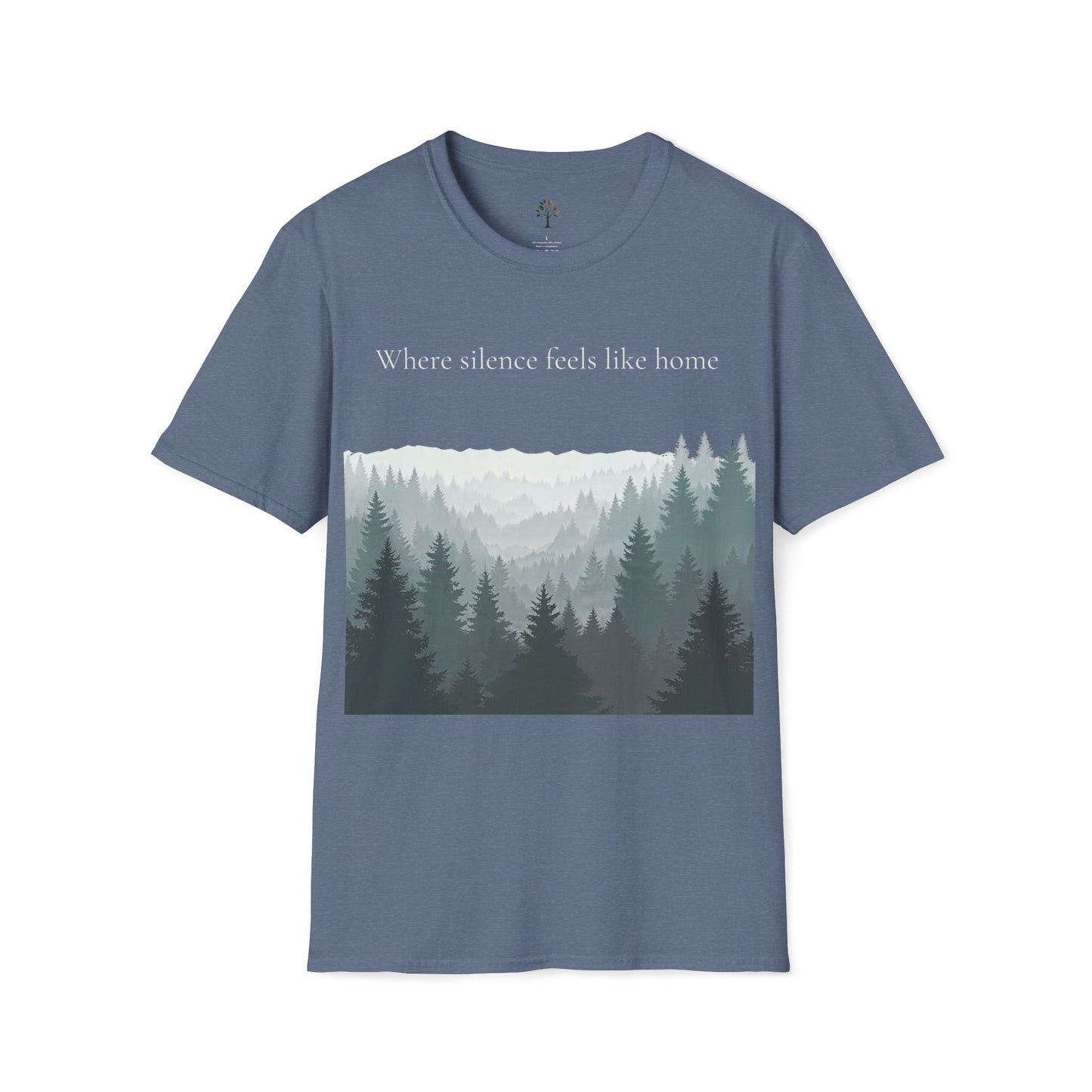 Heather Indigo | Where SIlence feels like home, front view