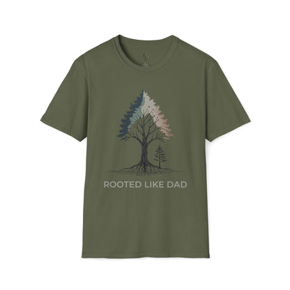 Military Green | Rooted like Dad, front view