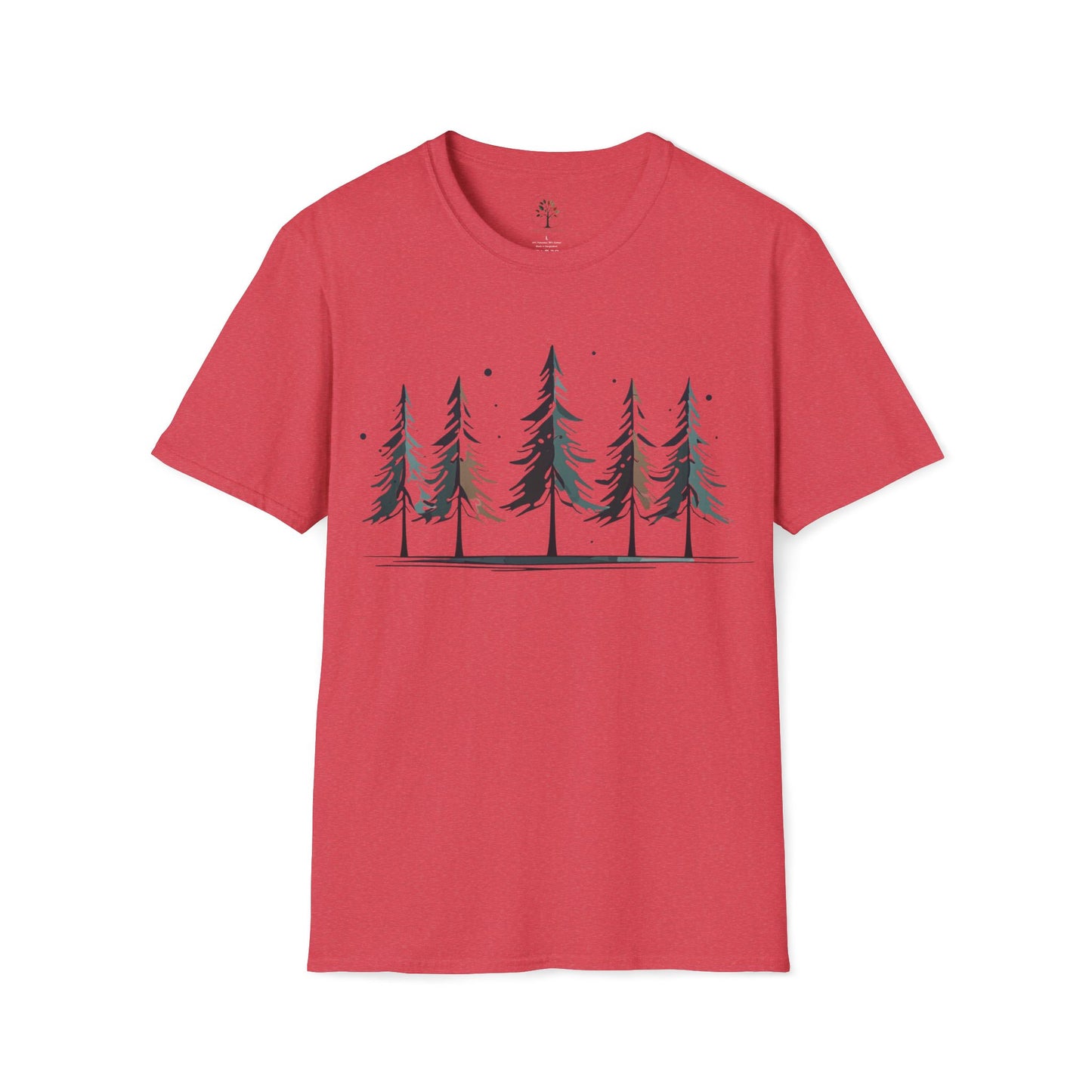 Heather Red | Evergreen Stillness, front view