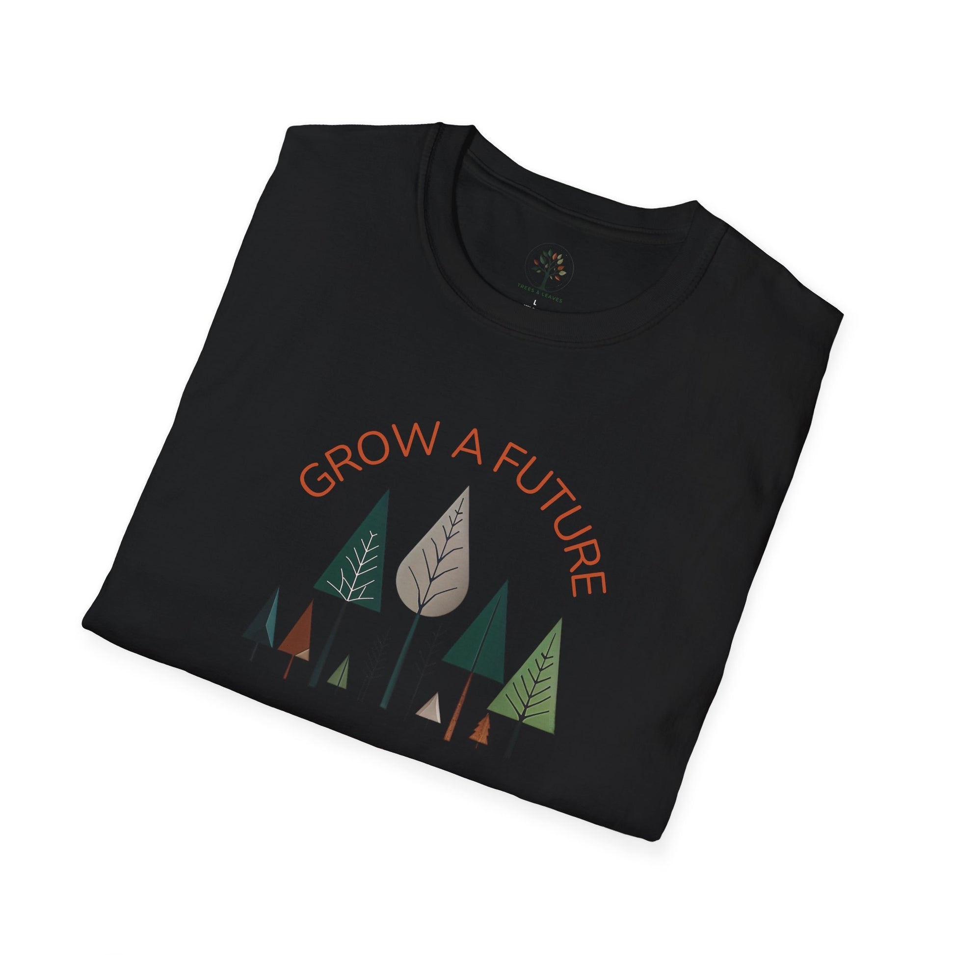 Black | Grow a Future, Plant a Tree!, folded view