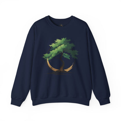 Navy | The Zen Tree Sweatshirt, front view