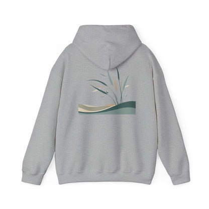 Sport Grey | Whispers in the Breeze Hoodie, back design view