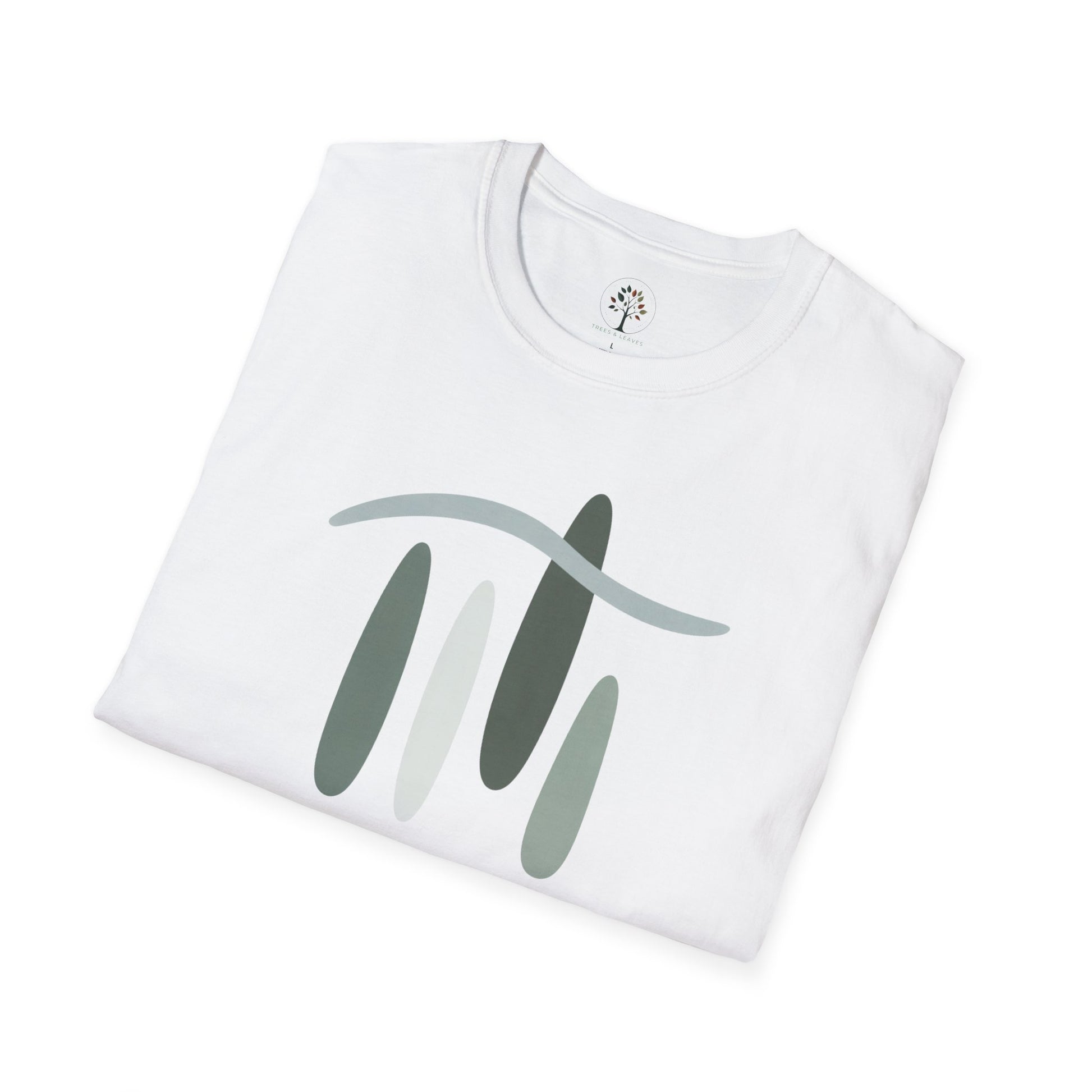 White | Forest Breath, folded view