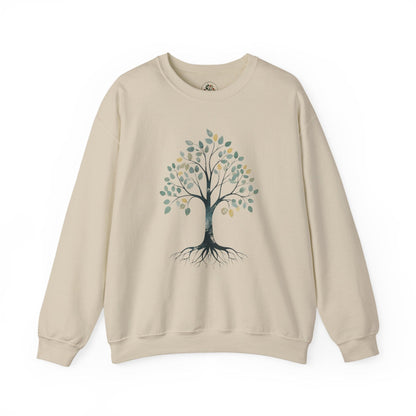 Sand | The Story Tree Sweatshirt, front view
