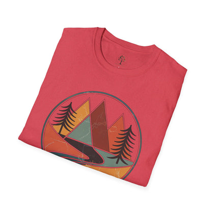 Heather Red | Retro Horizon, folded view
