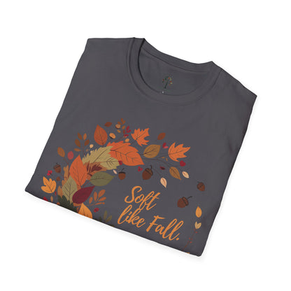 Charcoal | Soft Like Fall, folded view