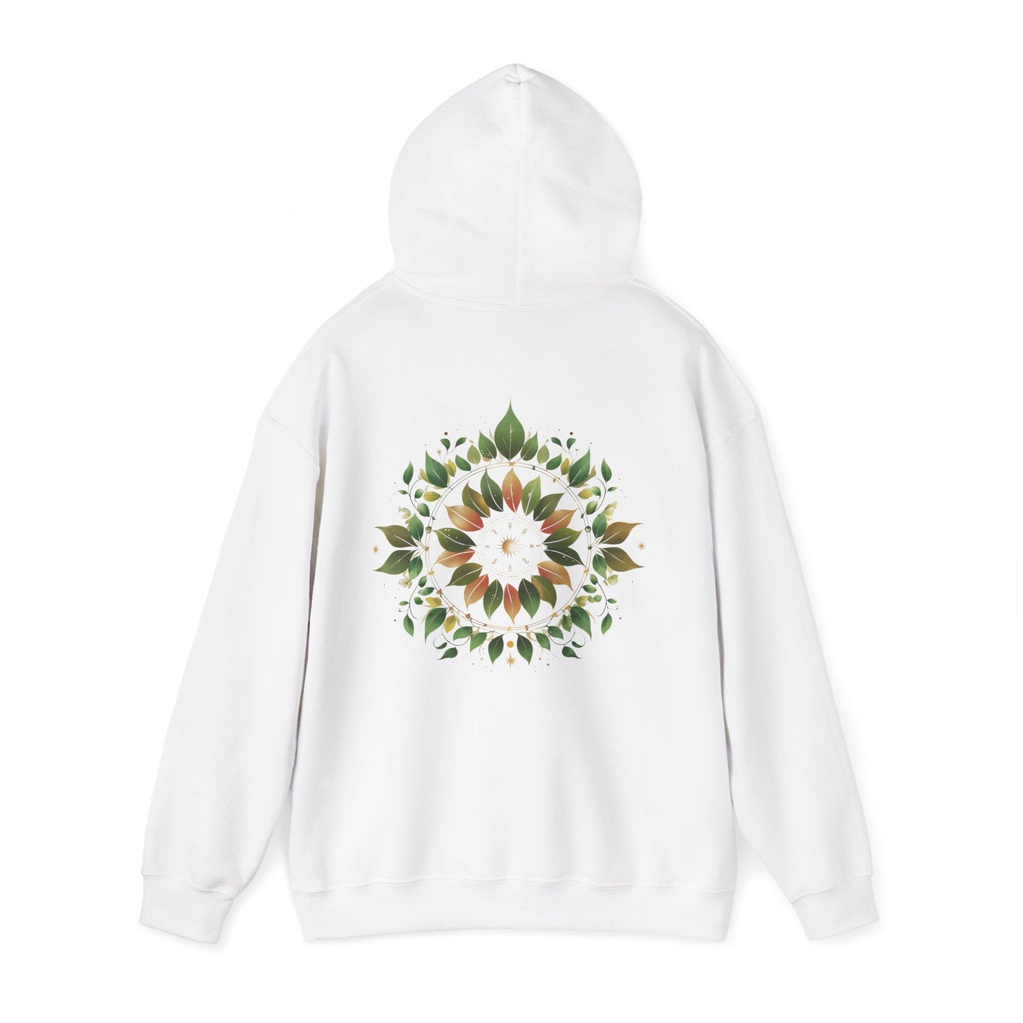White | Eclipse Garden Hoodie, back view 2