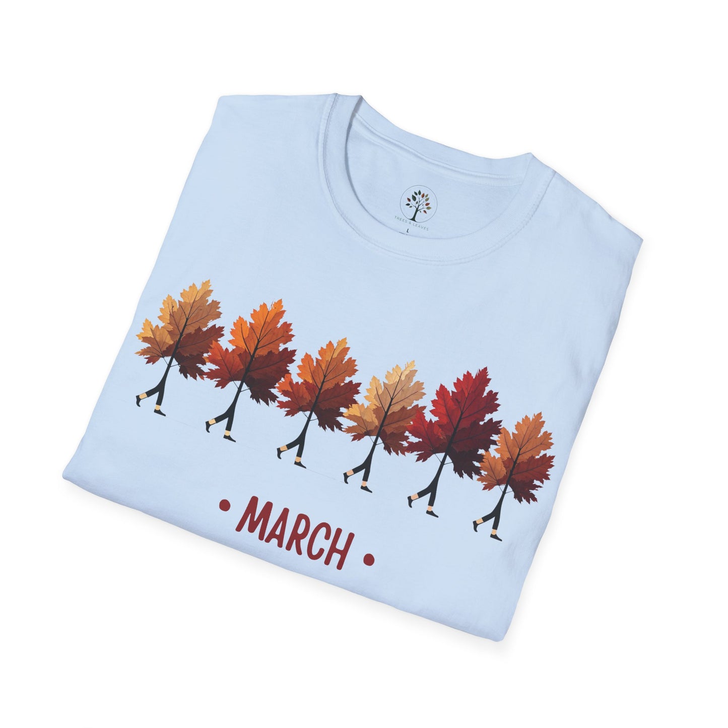 Light Blue | March with the Maples, folded view