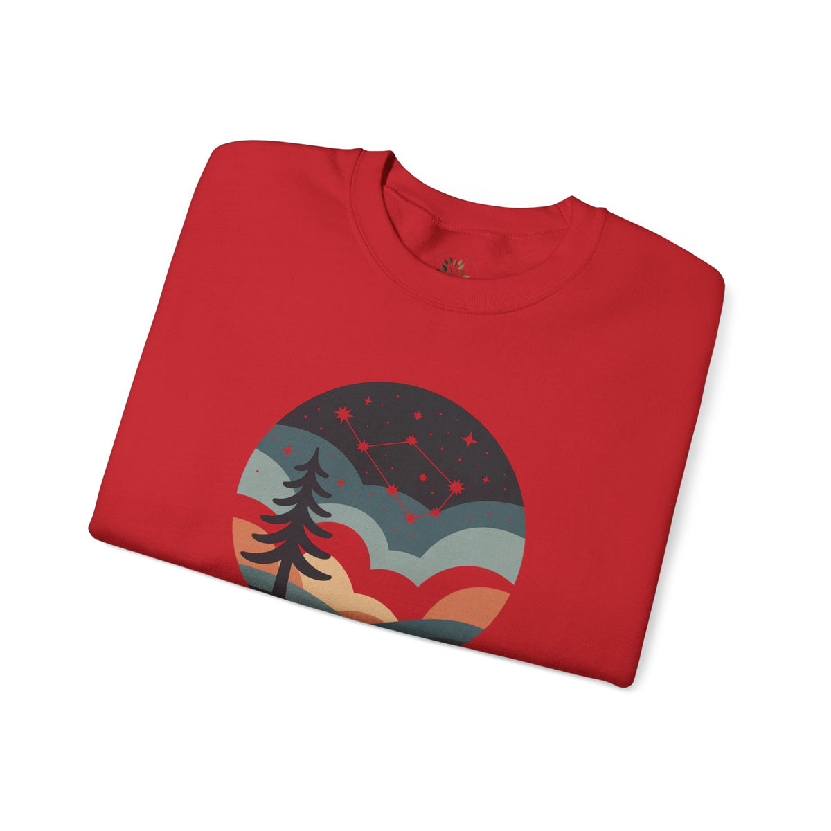 Red | North Sweatshirt, folded view