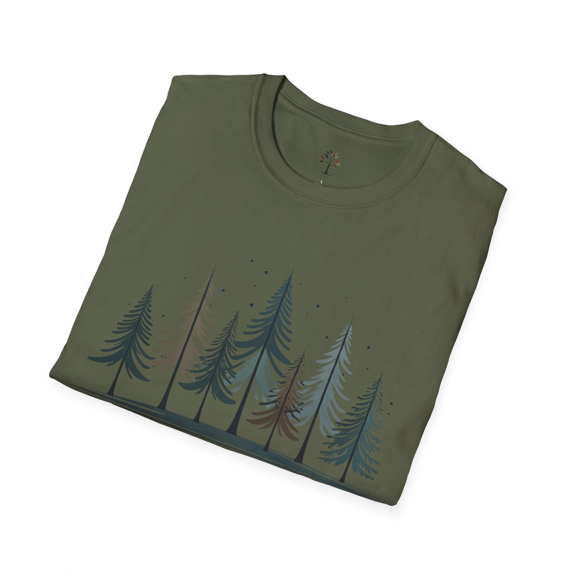Military Green | Silent Pines, folded view