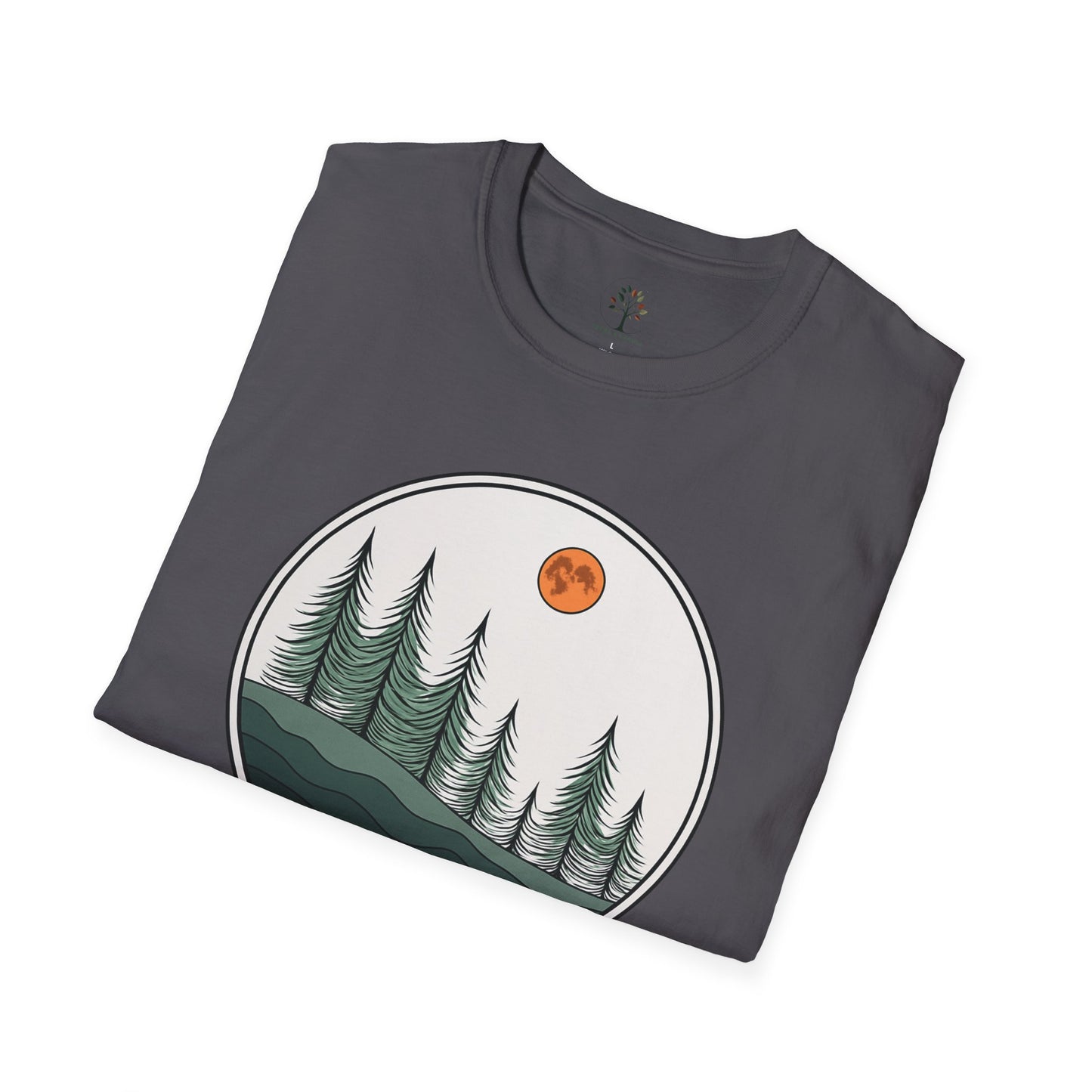 Navy | Moonlit Pines, folded view
