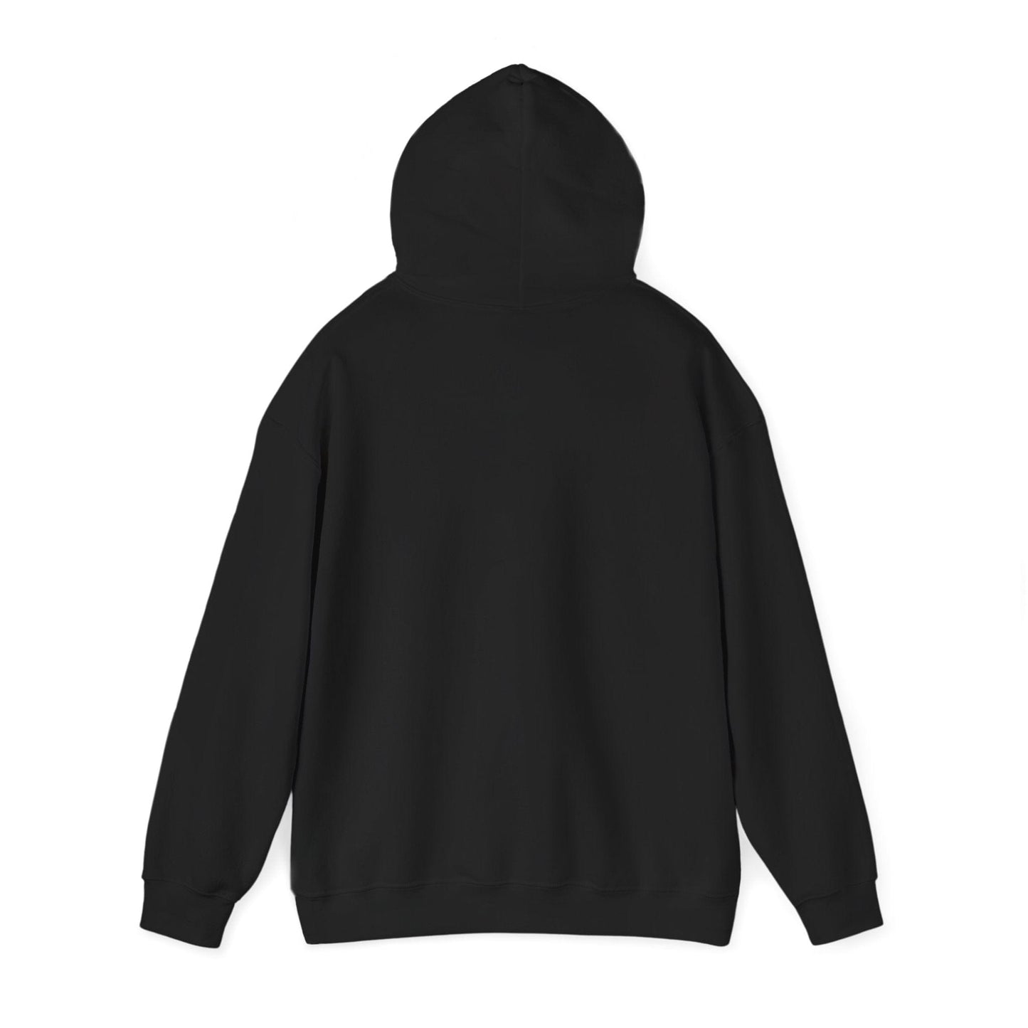 Black | Small front logo Hoodie, back view 2