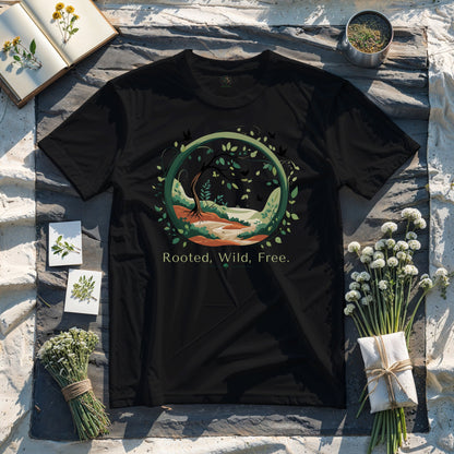 Rooted, Wild, Free.