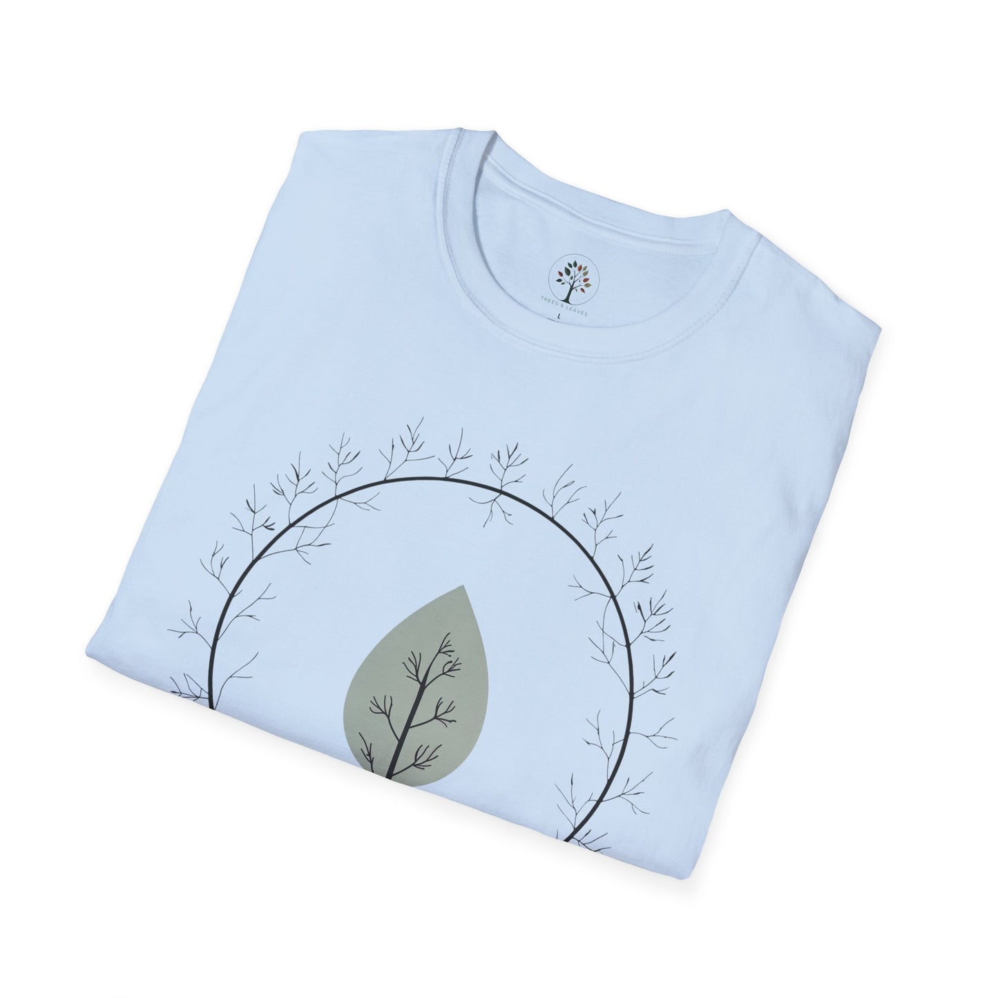 Light Blue | Leaf of Life, folded view