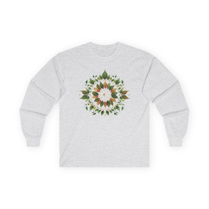 Ash | Eclipse Garden Long Sleeve Tee, front view