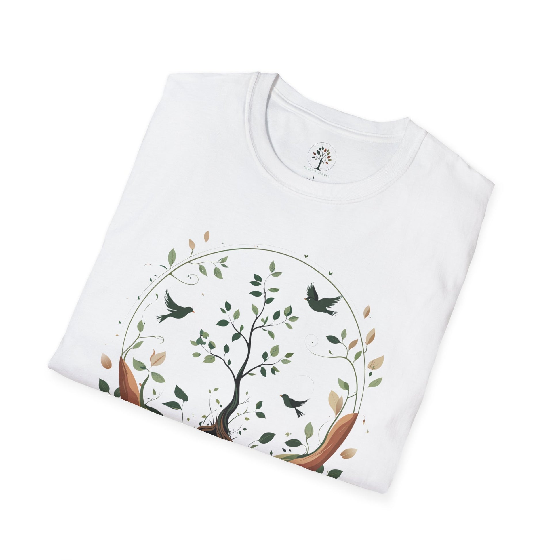 White | Circle of Life, folded view