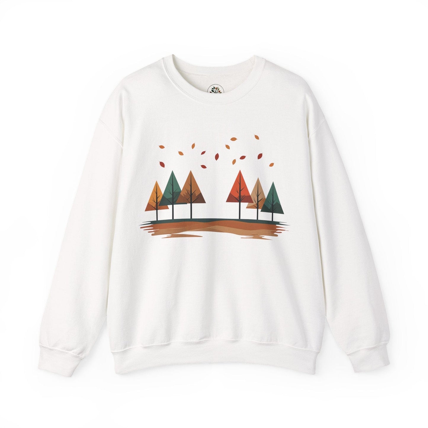 White | Horizon Fall Sweatshirt, front view