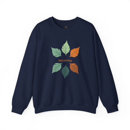 Navy | Becoming Sweatshirt, front view