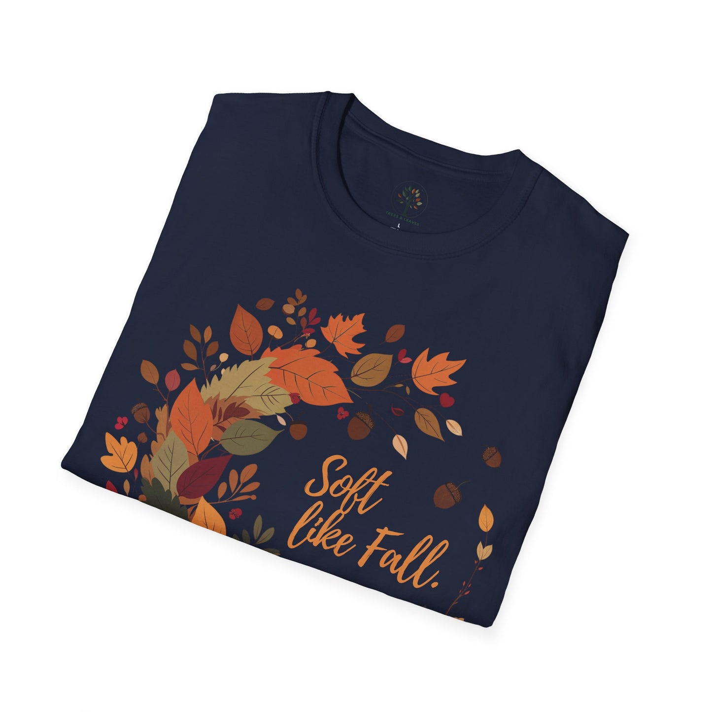 Navy | Soft Like Fall, folded view