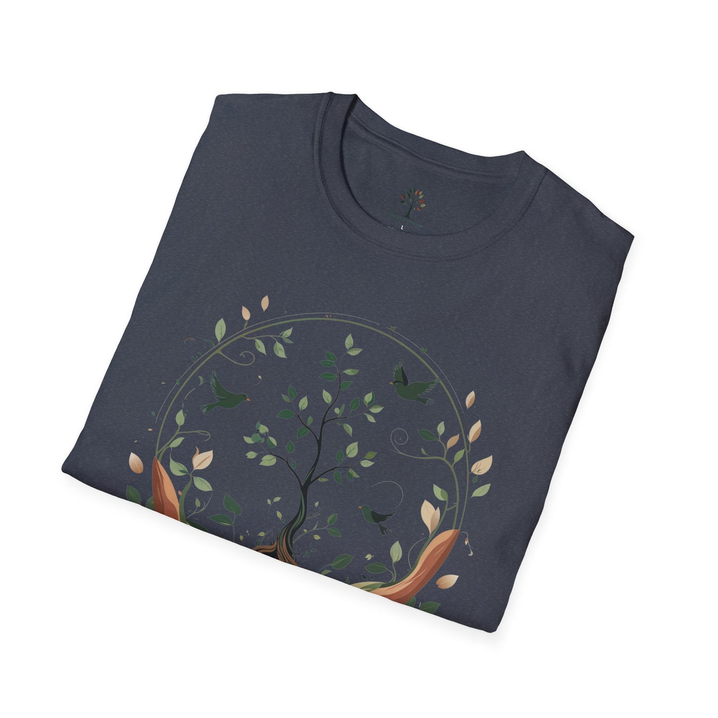 Heather Navy | Circle of Life, folded view