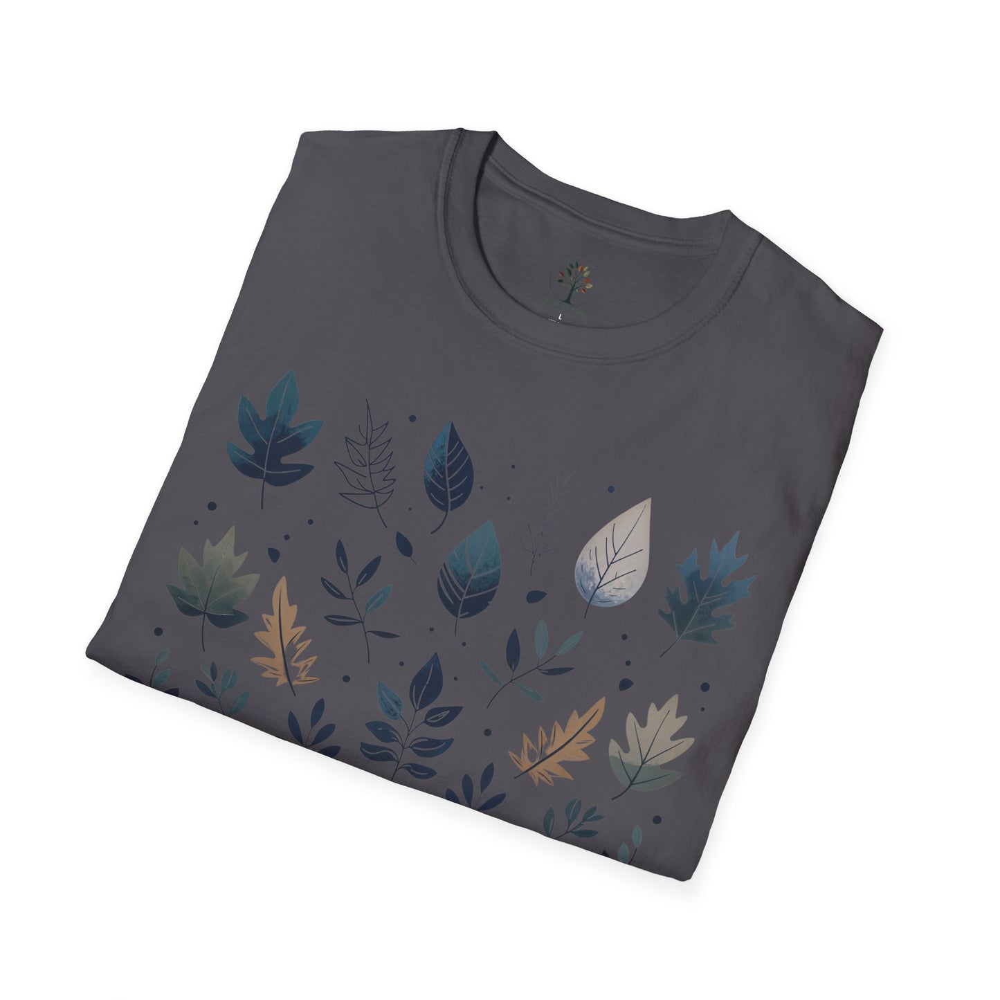 Charcoal | Botanical Harmony, folded view