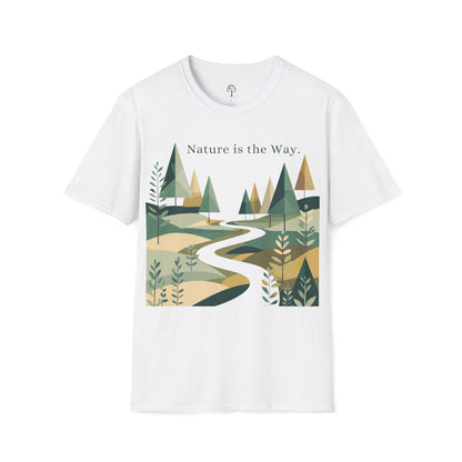 White | Nature is the Way, front view