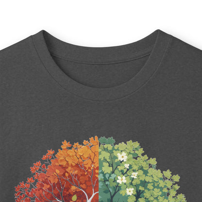 Dark Heather | Still I Change Long Sleeve Tee, folded view