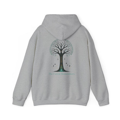 Sport Grey | The Forest Remembers Hoodie, back design view