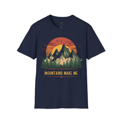 Navy | Mountains Make Me, front view